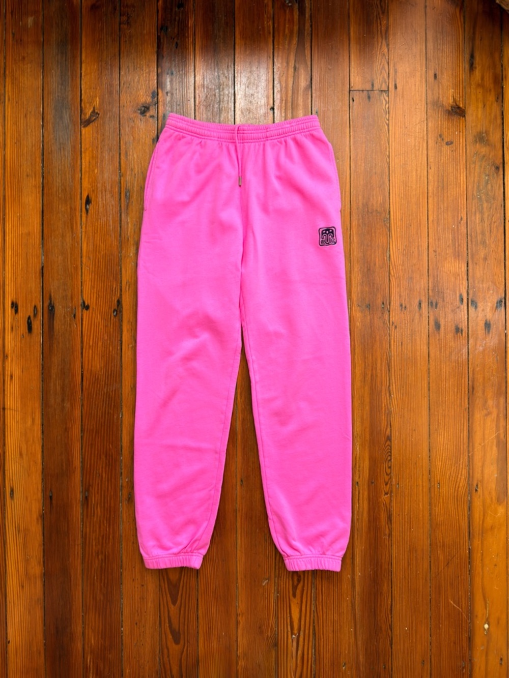 Opening Ceremony cotton shroom logo unisex sweatpants in Cochineal XS - Picture 2 of 10